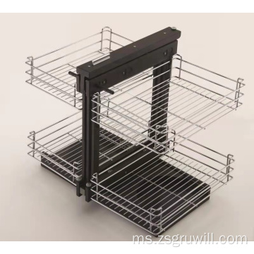 Kabinet Penyimpanan Kabinet Penyimpanan Penganjur Kitchen Basket